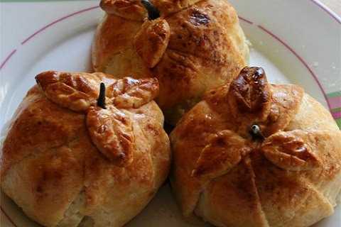 Яблочки в тесте