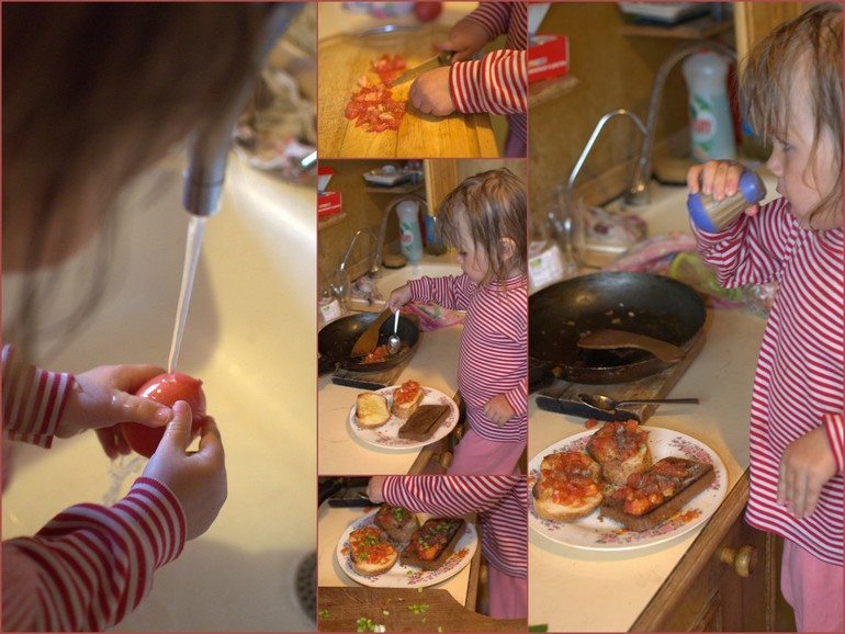 Готовим брускетту