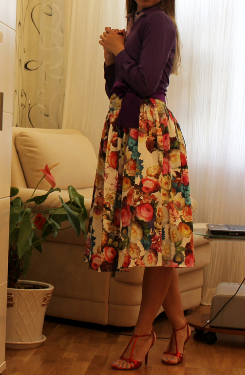 Теперь про кофту к юбке