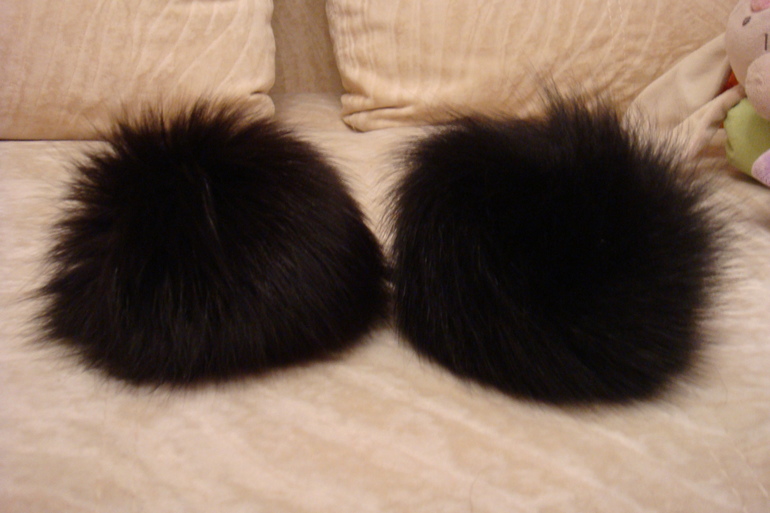 ♥♥♥ПОМПОНЫ ИЗ МЕХА ПЕСЦА И ЕНОТА♥♥♥