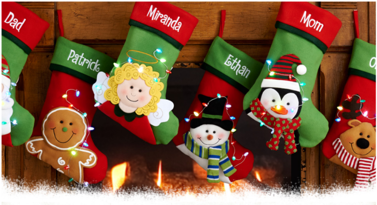 Именные Рождественские Чулки из Америки!