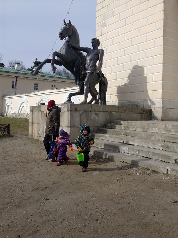 Наконец-то выбрались в парк!