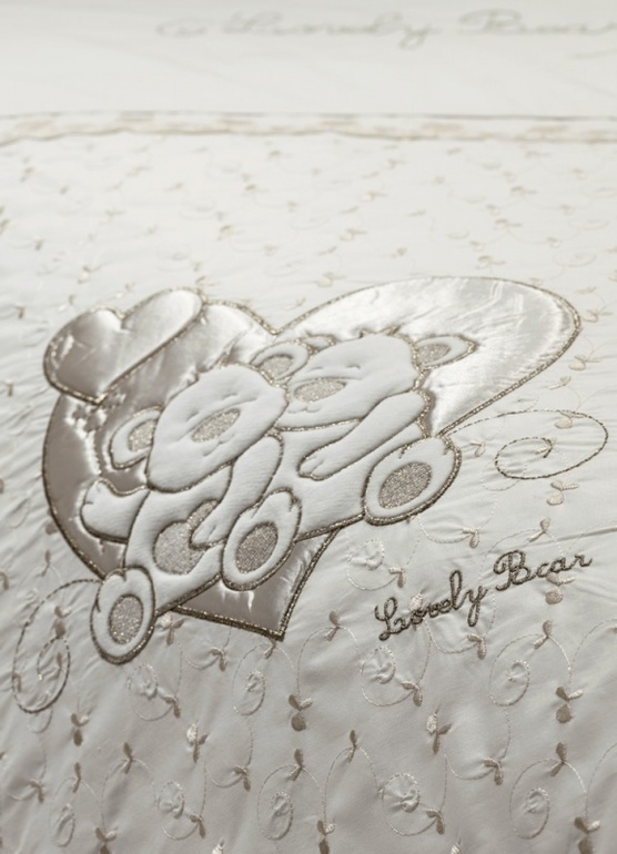 Продам НОВЫЙ комплект в колыбель Funnababy Lovely Bear white (7 предм)