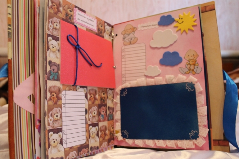 Сделала альбомчик нашему малышу