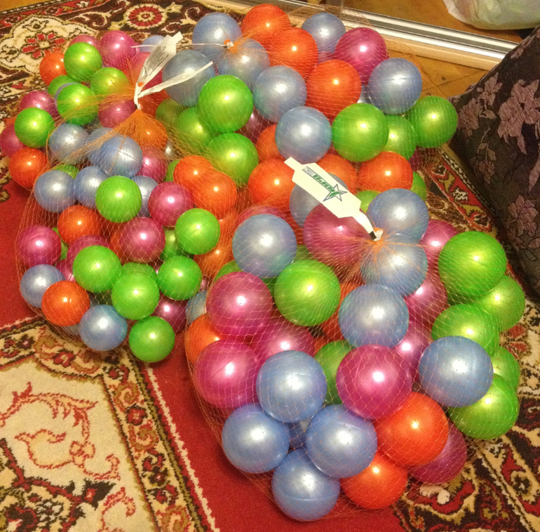 Шарики для сухого бассейна