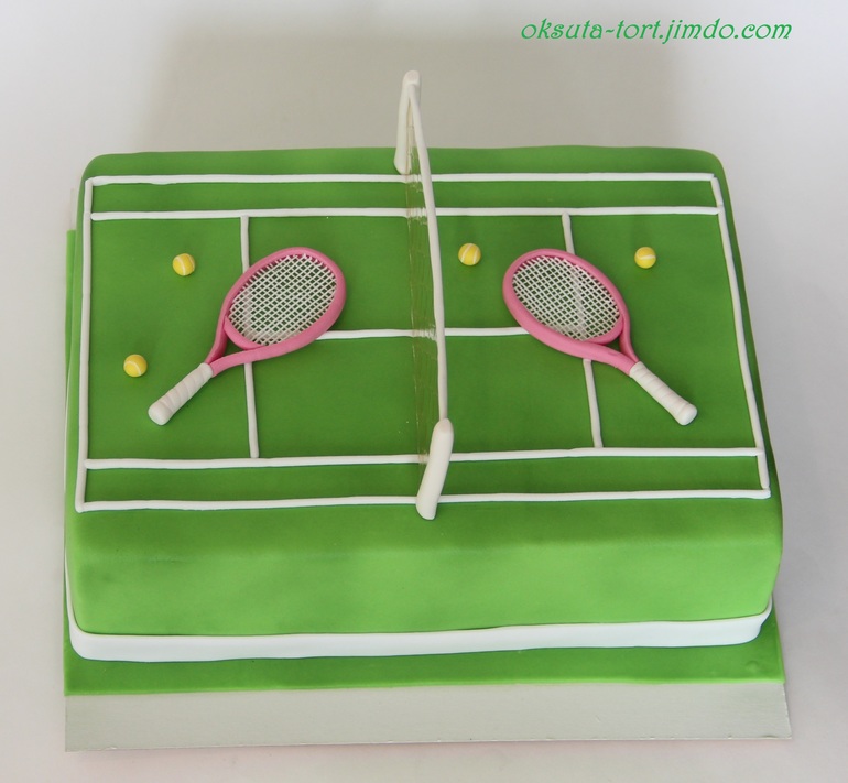 Торт "Теннисный корт"