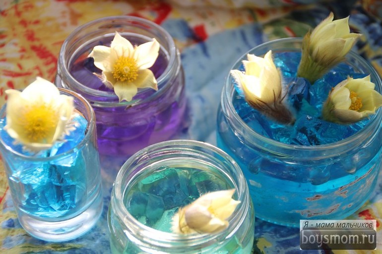 Чудесные кристаллы - аквагрунт