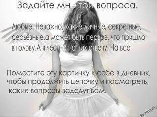 Задавайте вопросы))