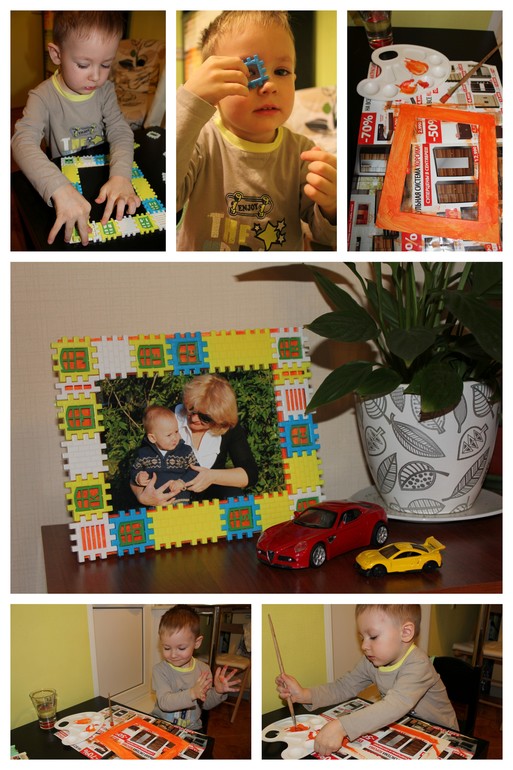 День 7. Фоторамка из оконных рам")