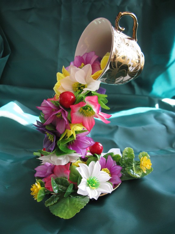 Моя первая "парящая чашка")))