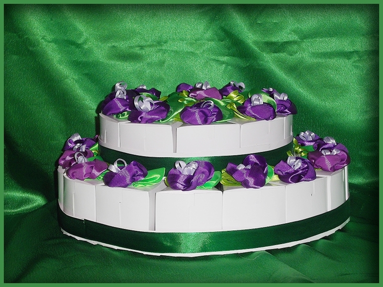 тортики бумажные к празднику на заказ