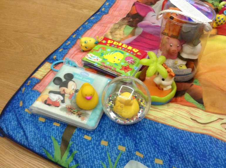 Наши первые игрушки(от 0 и до 4 мес)