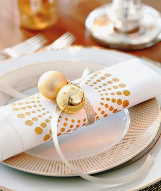 Новогодняя сервировка стола