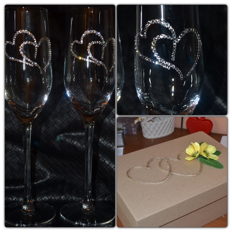 Свадебные бокалы 