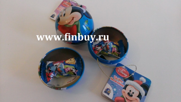 Новогодний шар с конфетами Цена: 95 руб.