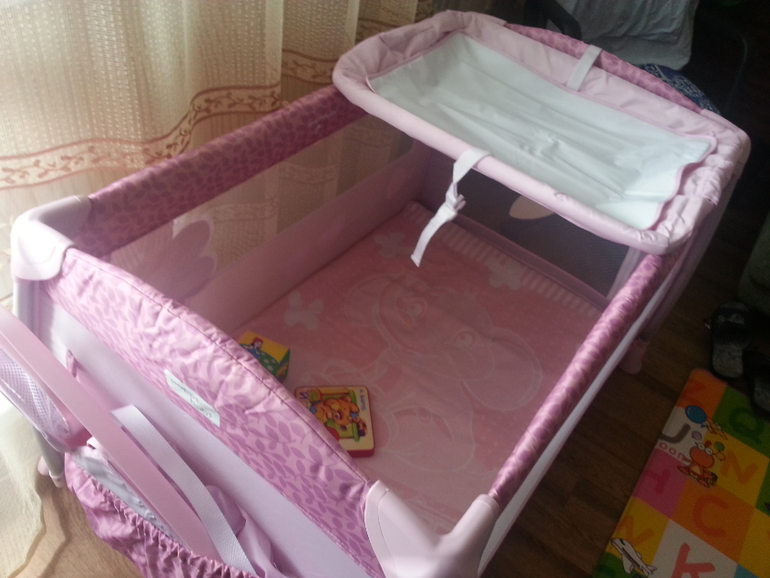 Кровать-манеж Happy Baby