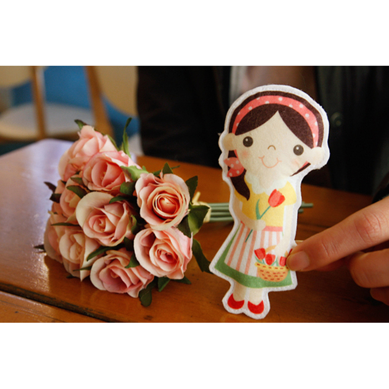 Фетр с рисунком