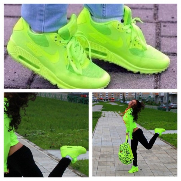 Кеды Унисекс в стиле NK-AirMax limon