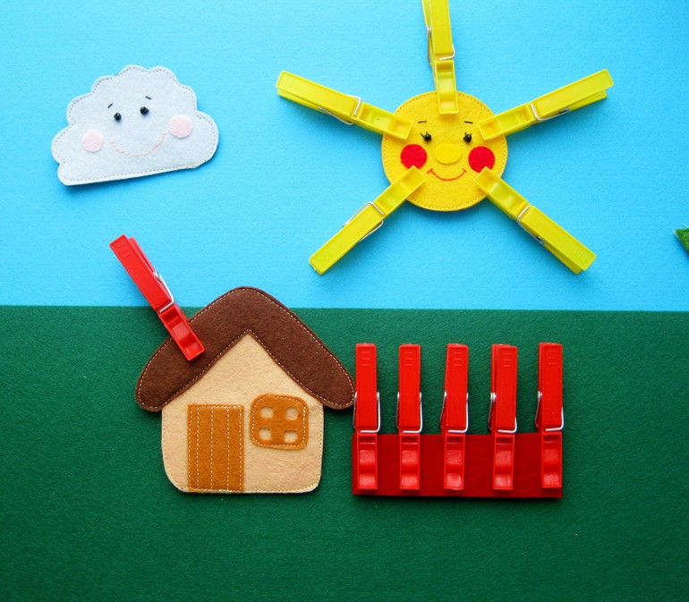 Игры с прищепками