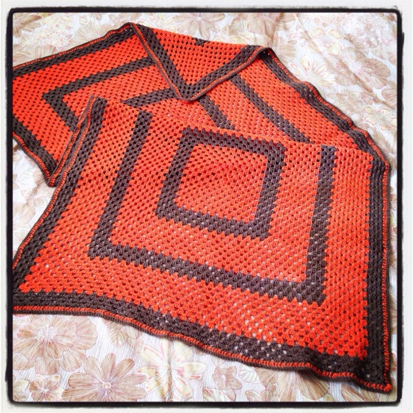 Плед - самое большое и при этом простое что связалось