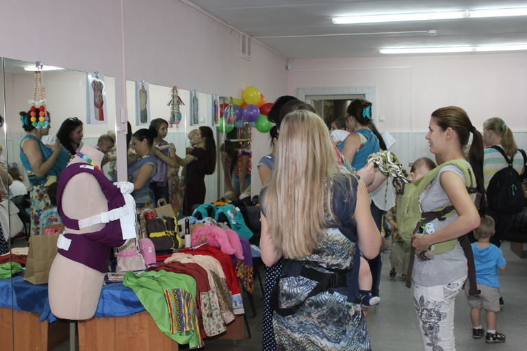 Фото со встречи слингомам