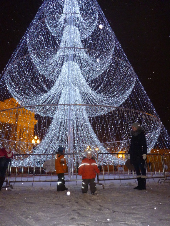 Наконец то мы выехали в парк))))