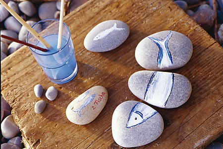 Камни и галька. Идеи творчества с детьми и не только… Часть №2.