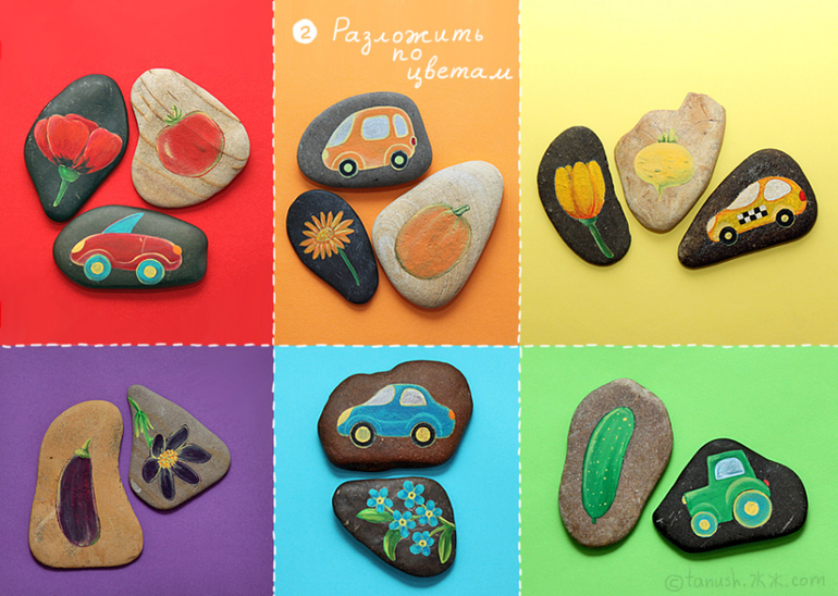 Камни и галька. Идеи творчества с детьми и не только… Часть №2.