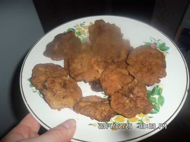 Первые в жизни котлетки