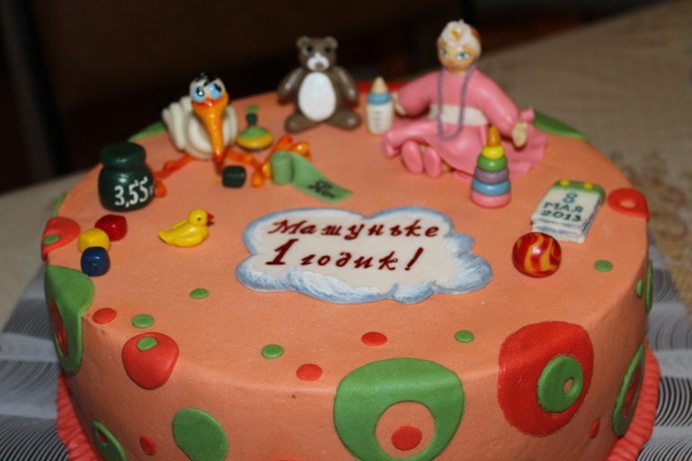 Второй тортик на заказ!  Ура!!!!!