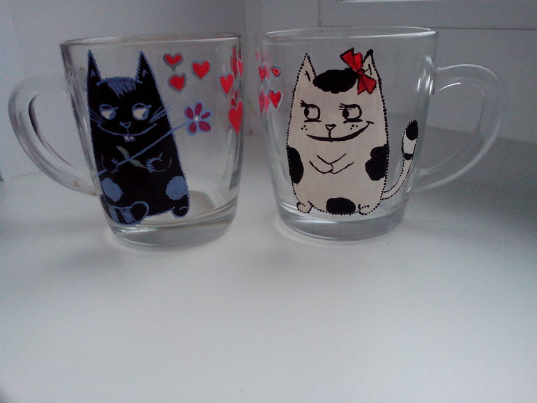Чашки для влюбленных