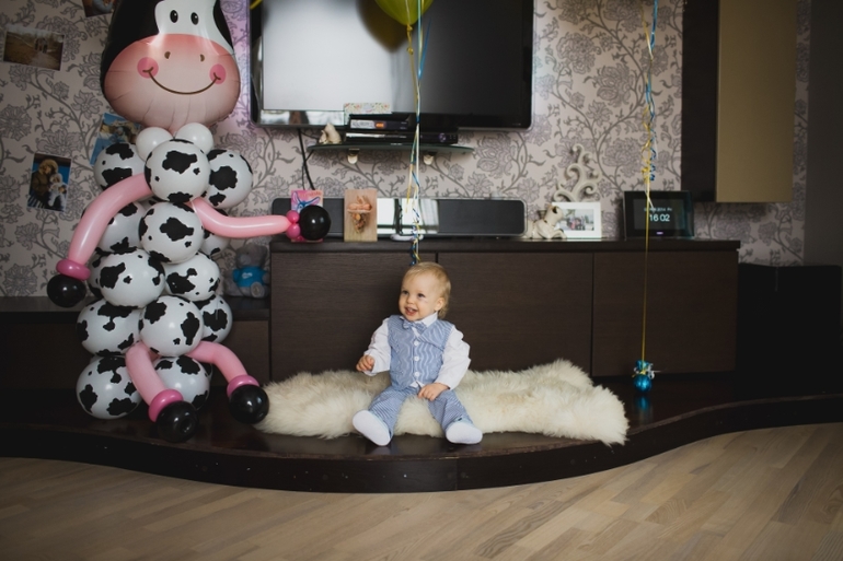 Первый день рождения Тимофея!