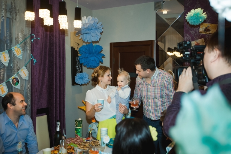 Первый день рождения Тимофея!