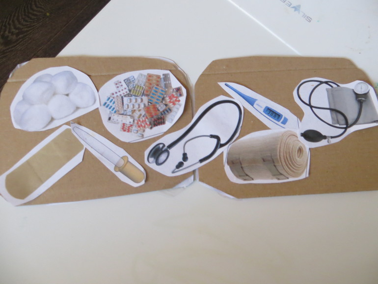 Играем в доктора (ТЗ для ребенка 2,4) + раздача матриала