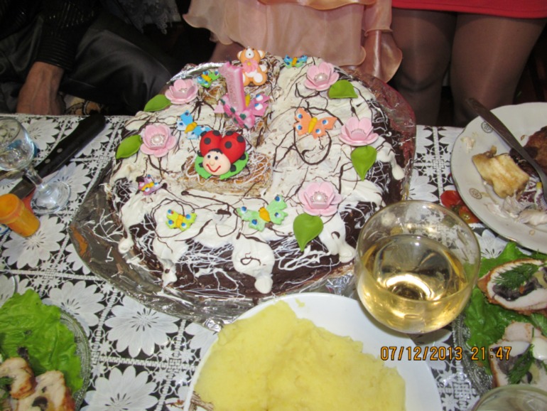 Первый день рождения моей дочери