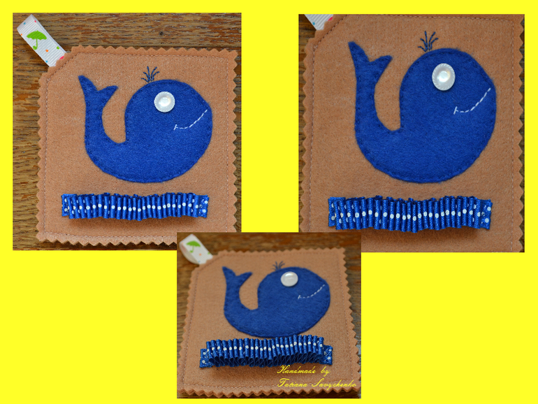 Книжечка из фетра для крохи)