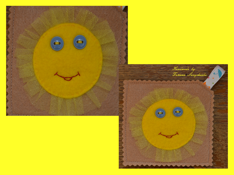 Книжечка из фетра для крохи)