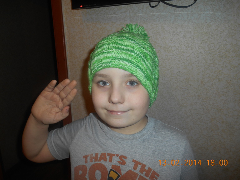 Штанишки дочке и шапочки сыну