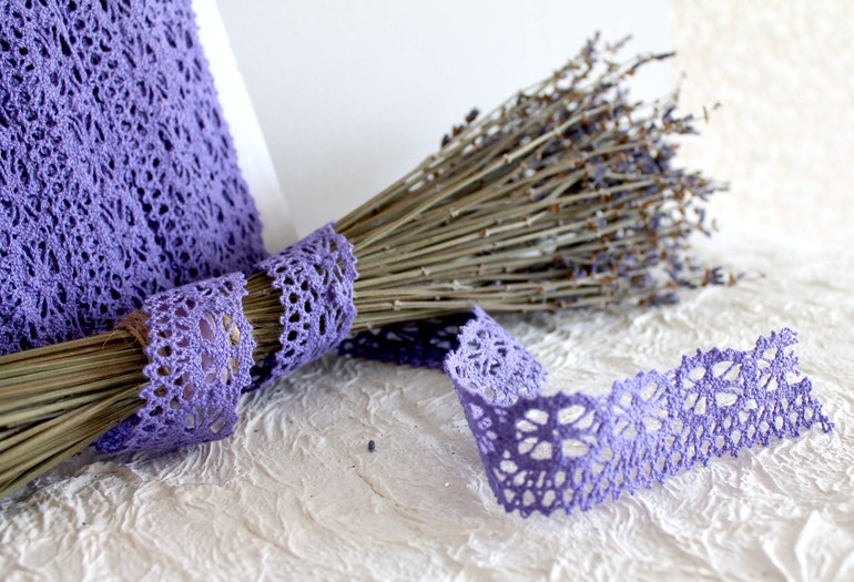 Льняное кружево на метраж