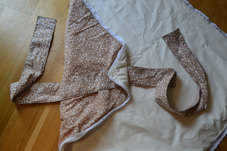 Сшила детское одеяльце "zavinovačka"