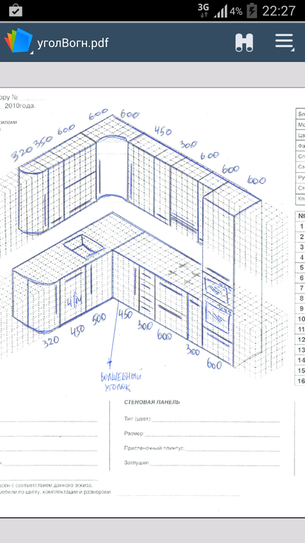 Посоветуйте с проектом кухни.
