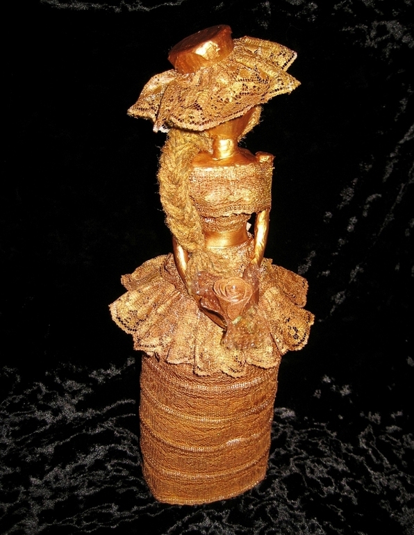 Бронзовая леди. Кукла своими руками. Папье-маше