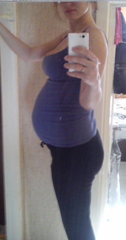 33 неделька, небольшой отчет+фото пузяш.