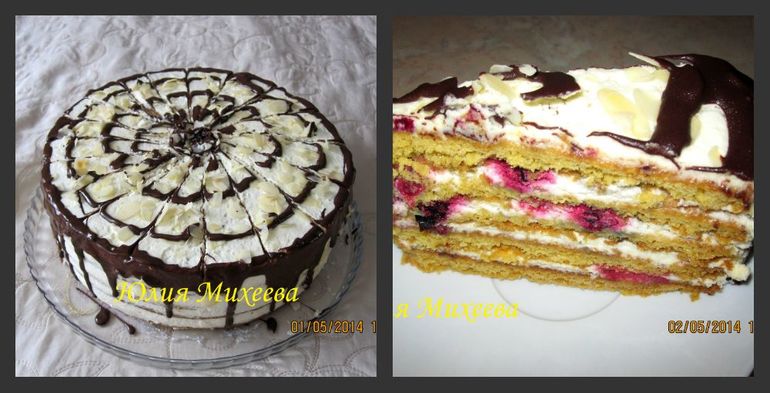 Тортик Песочный по рецепту Алены Валиевой