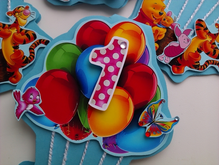 Наши пригласительные на годик готовы! (как и обещала, рассказываю как делала их)