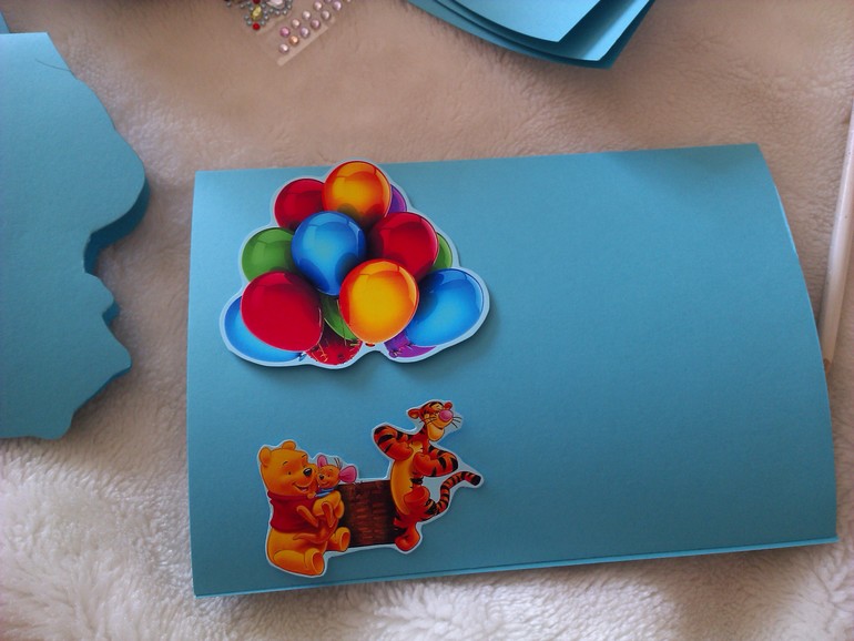 Наши пригласительные на годик готовы! (как и обещала, рассказываю как делала их)