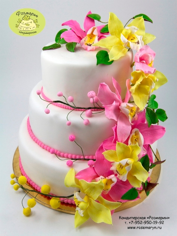 Свадебный торт на заказ в Воронеже
