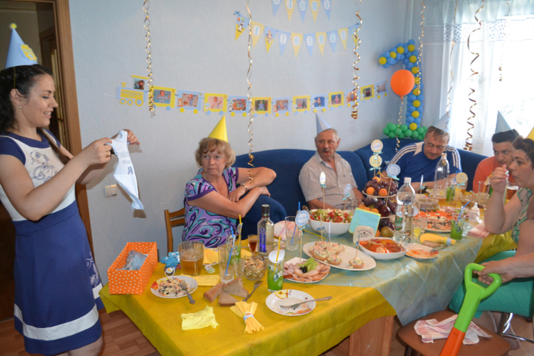 Вот и мы отметили годик! Много фото))) Часть 3