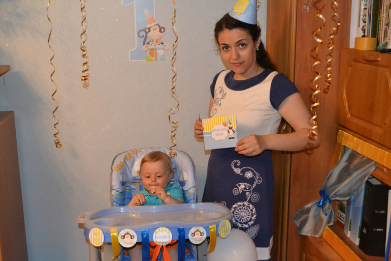 Вот и мы отметили годик! Много фото))) Часть 3