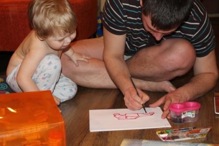 Как папе поиграть с малышом